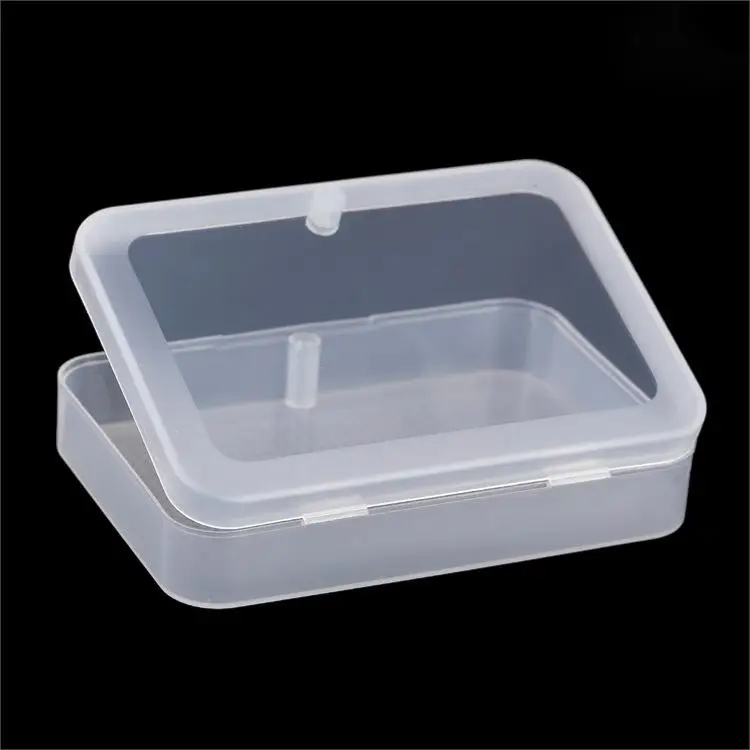 Магнитная Пряжка прямоугольная прозрачная фурнитура для упаковки визитных карточек пластиковый ящик хранения игральных карт