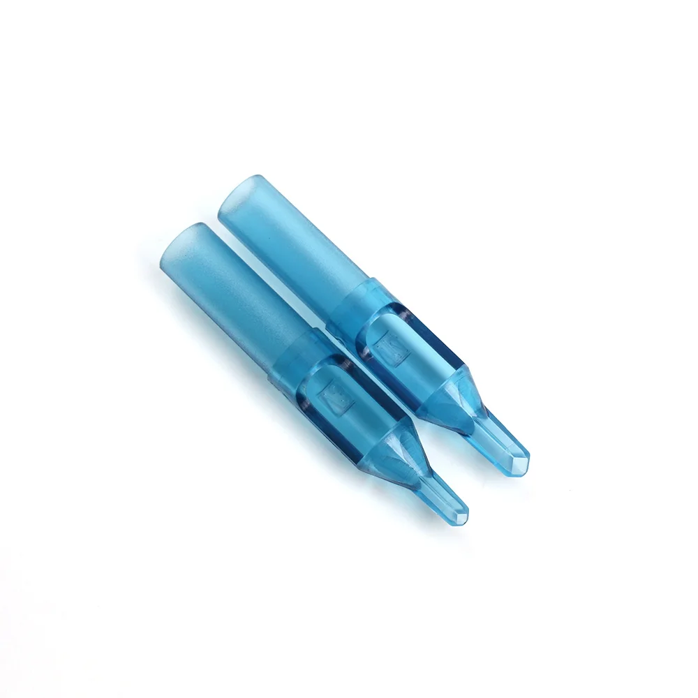 
50pcs package Tattoo Tube Tips blue color Plastic Disposable tattoo Tip 