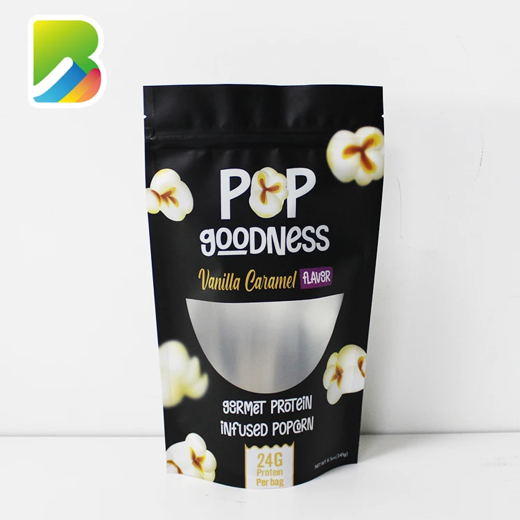 Easy-tear Plastic With Zipper 50g Chips Danish Butter Cookies Custom Printed Snack Food Coconut Macaroons Packaging Bag