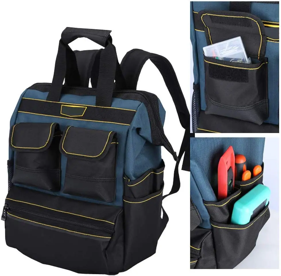 Customized durable heavy duty tool backpack for electrician Backpack Tool Bag Backpack