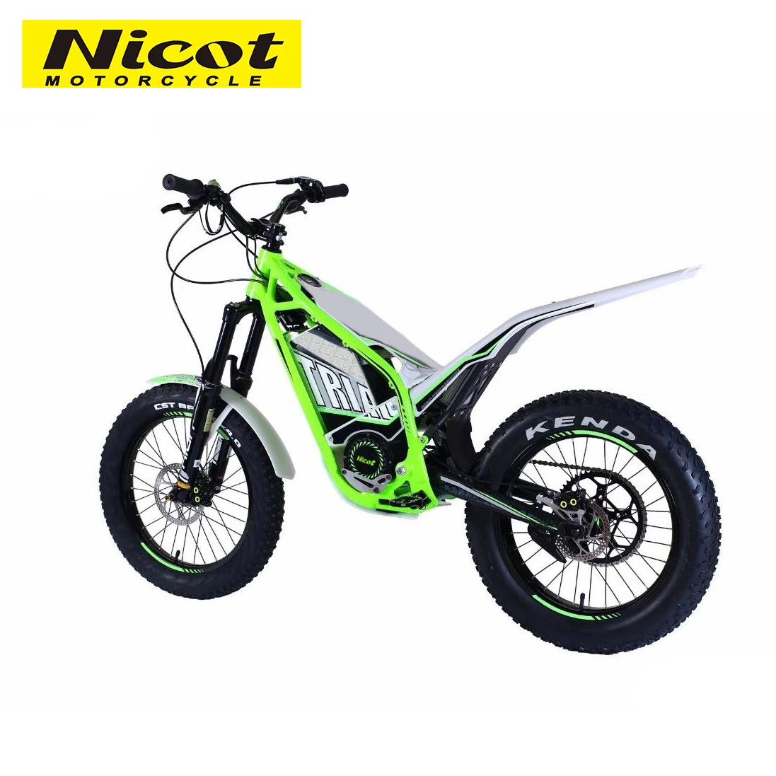 Nicot Electric Trial Bike 3000W Electric Motorcycle Stunts Motorcycle For Racer