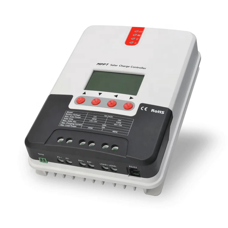 12V 24V 20A CE ROSH GEL Lithium battery Bluetooth MPPT  Solar Charge Controller for RV LIMO Motor Home