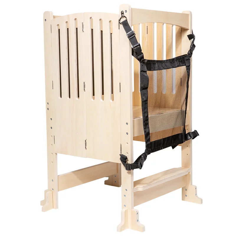 Wooden Foldable Learning Tower Montessori Learning Educational Toy Wooden Kitchen Step Stool for Baby Counter