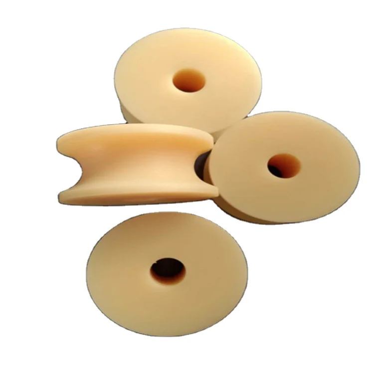 OEM hot sale Plastic v groove nylon wheel Plastic Roller U V H Groove Nylon Pulley Wheel