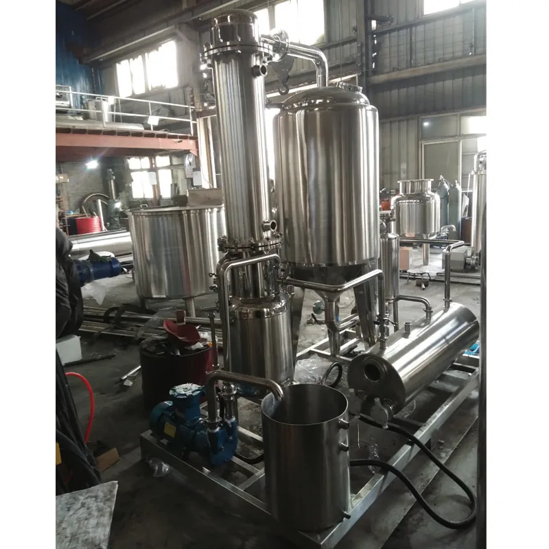 Rising film evaporator