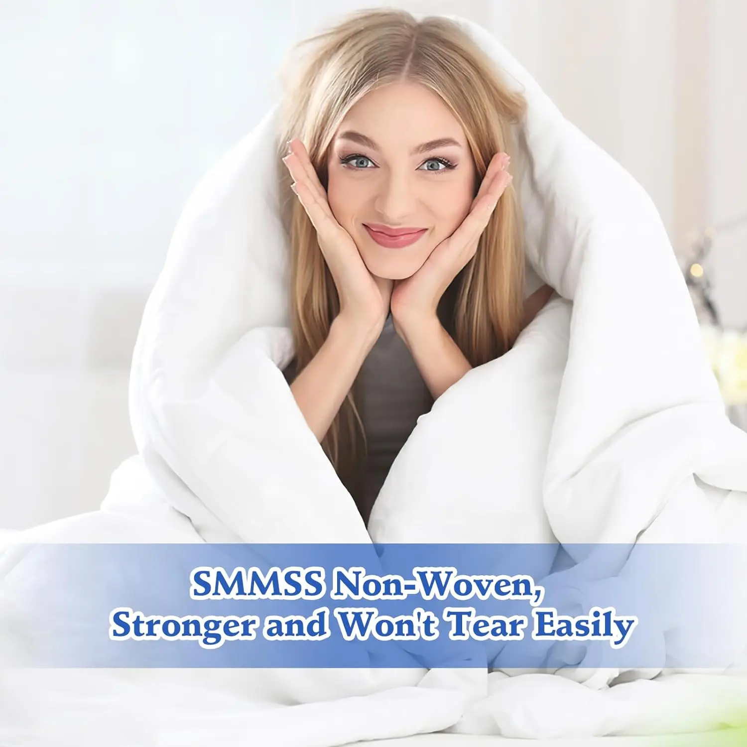 Individually Packed Coverlet Hotel Travel Use Disposable Non Woven Biodegradable Bed Sheets Bedding Set