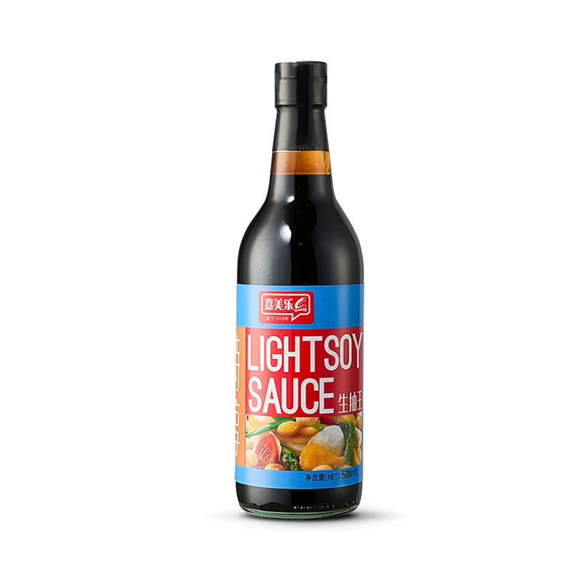 Soy sauce factory 500ml soy sauce fish bottle BRC kikkoman light soy sauce
