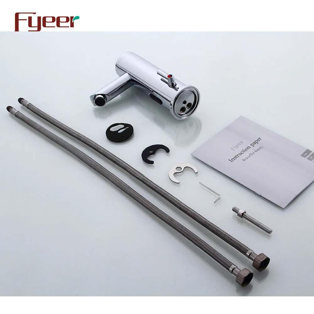 Fyeer Single Handle DC Power Aseptic Electronic Virus Free Automatic Sensor Faucet