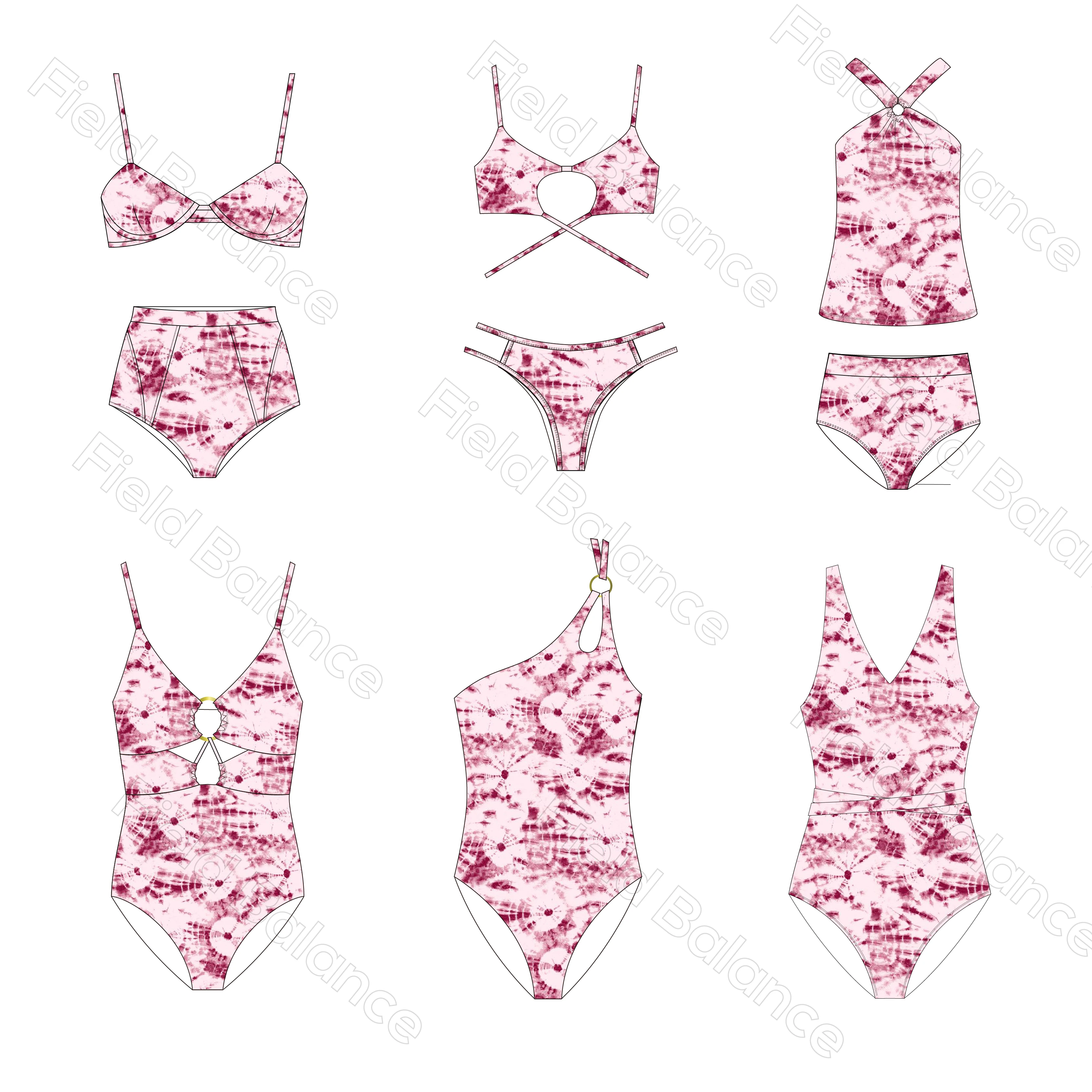 Swimwear Bikini Custom Private Label logo Oem Designer Quality Swimwear Manufacturers Woman Lady Bikinis Swimsuit