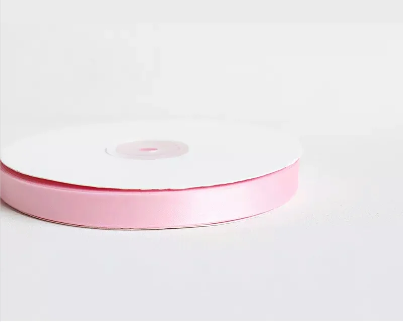 Factory Large Stock Wholesale Satin Ribbon  Polyester Solid Color