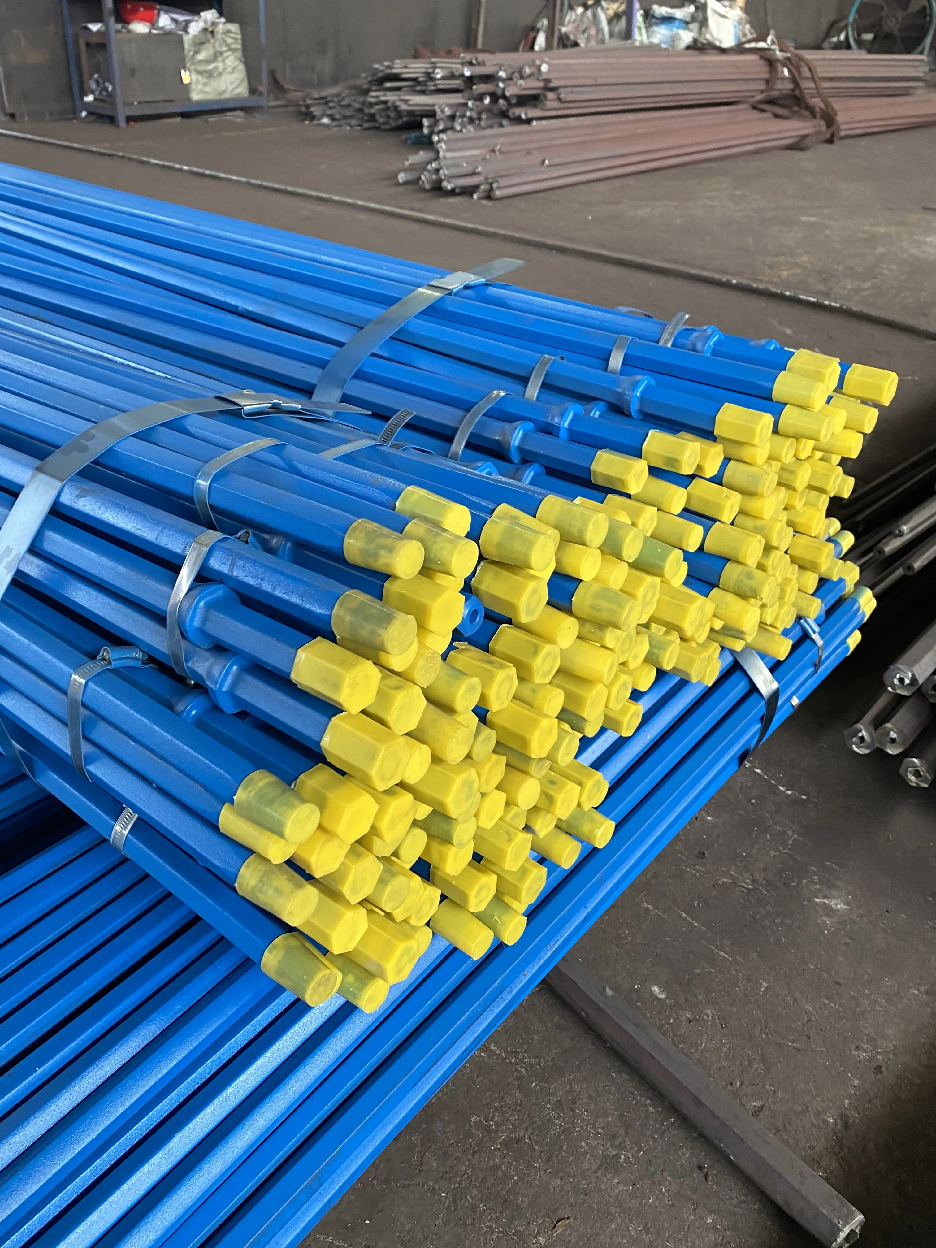 Customization Hex22 hex25  mining 12 degree  4ft  drill steel rod taper rod blast Hole for Jack Hammer