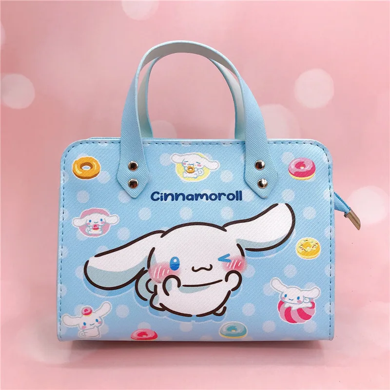 DHFHot Selling Kawaii Sanrioed Mini Bag Anime Cinnamoroll My Melody Kuromi Kids Gifts Portable Storage Cion Wallet Purse Bags