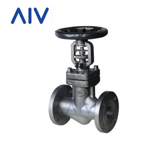 
Thermal oil use forged steel A105 zero leak bellow globe valves PN16 