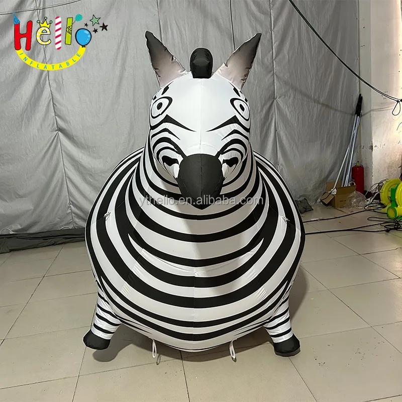Custom Zoo Yard Decoration Inflatable Animal Inflatable Zebra Model