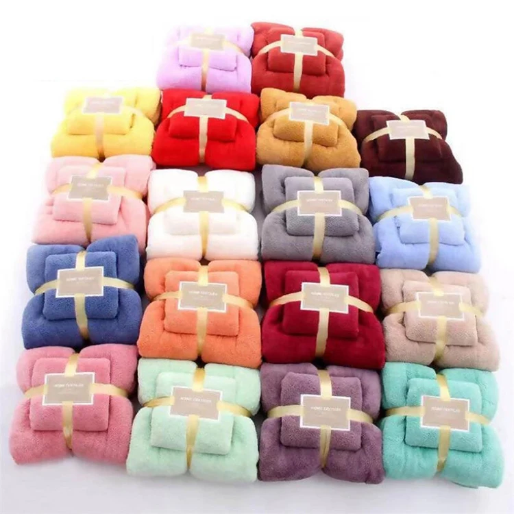 wholesale 19 Colors  microfiber bath towel 70 140 quick dry spa bath wrap towel set microfiber bath towel