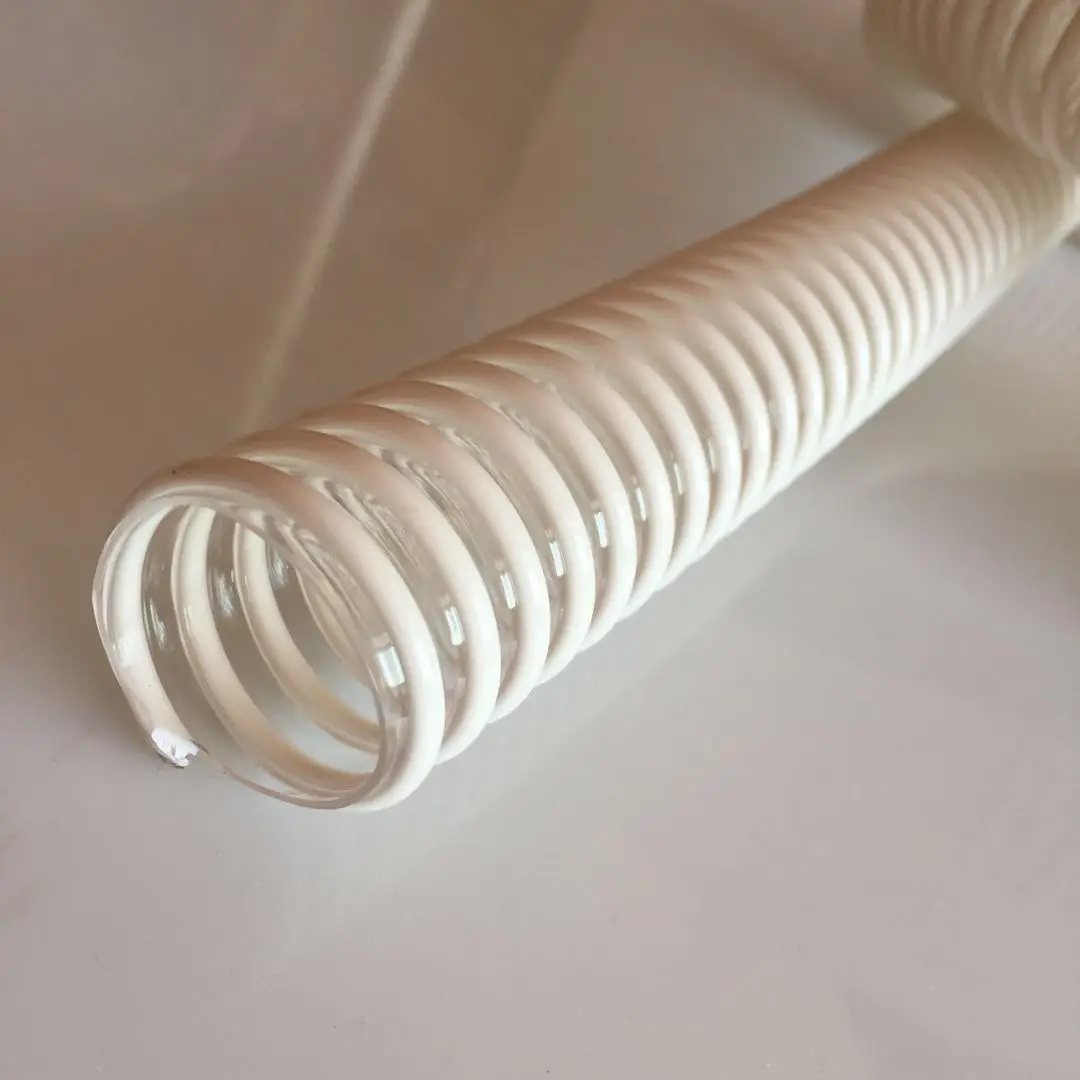 PVC suction and pressure  hose for liquids  water pump hose PVC spiral hose  reinforced plastic pipe  air conditional drain pipe