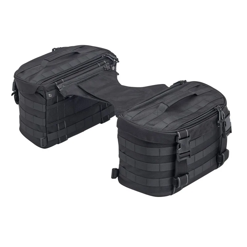 utility 1680D nylon soft riding waterproof saddle bag motorcycle pannier saddle box