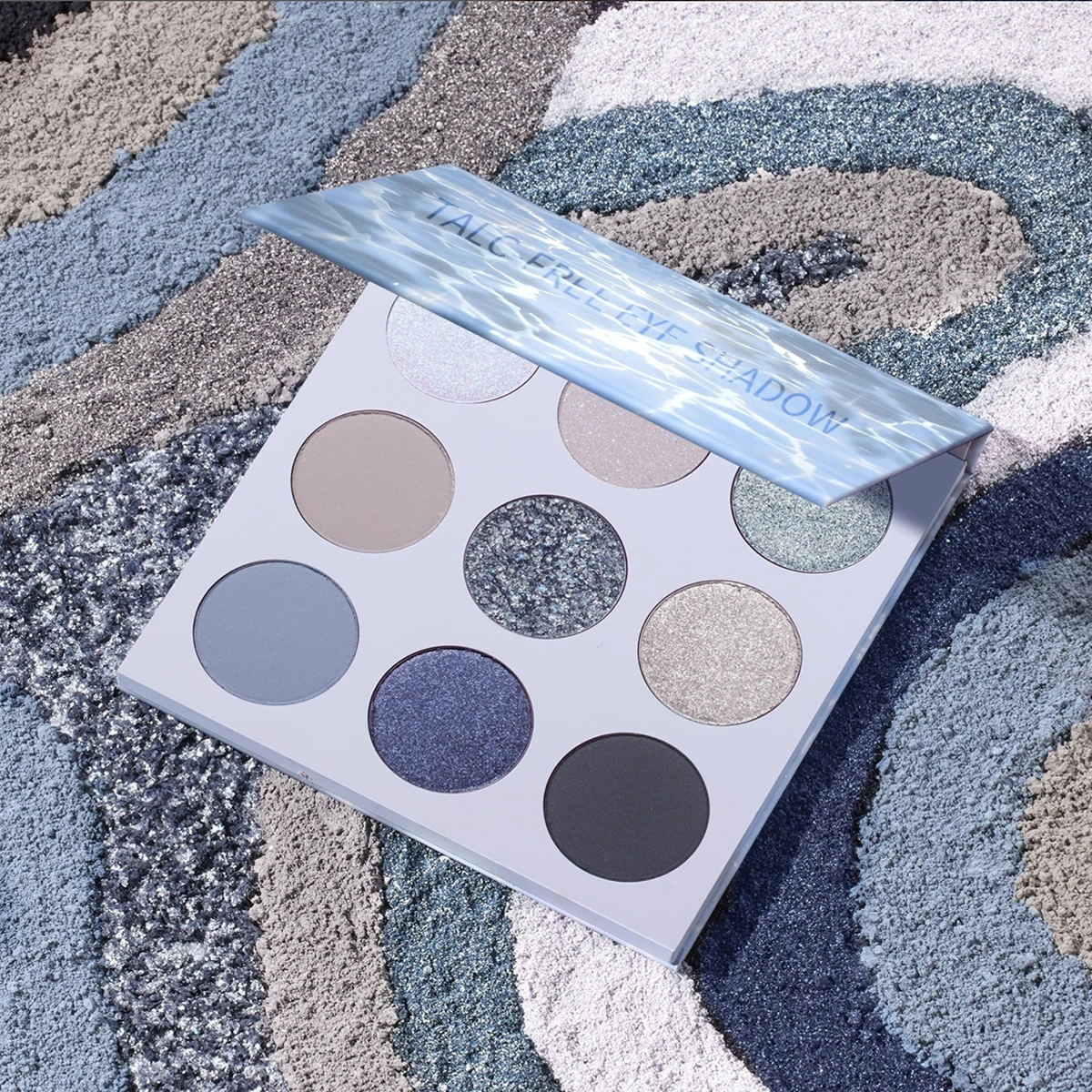 OEM Korean Professional Makeup Matte Palette Eyeshadow Makeup 9 Color Shimmer Pigment Eyeshadow Palette