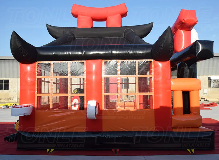 Martial art taekwondo karate junior Ninja Warrior inflatable Jumping castle/ bounce house/ inflatable bouncer for sale