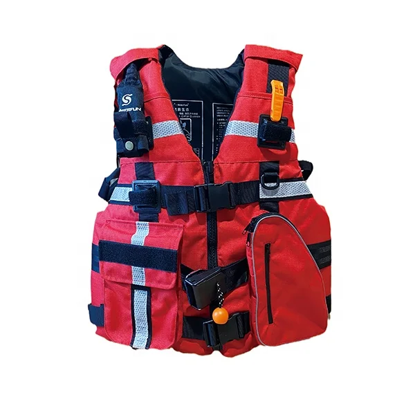 Wholesale manufacturer 150N High Buoyancy fire rescue life vest Water Rescue Life Jacket