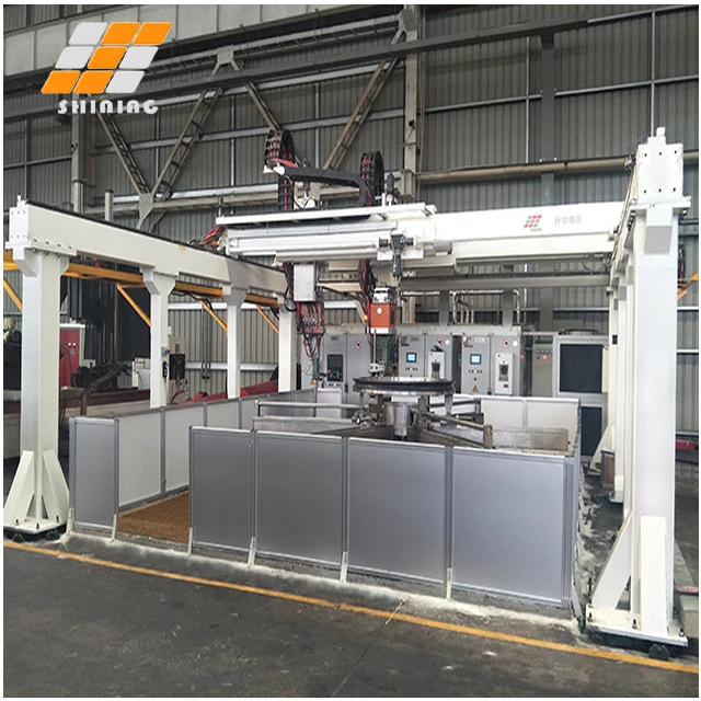 Numerical control system TJ automatic quenching  line for rotary bearing raceway induction heating  hardening machine
