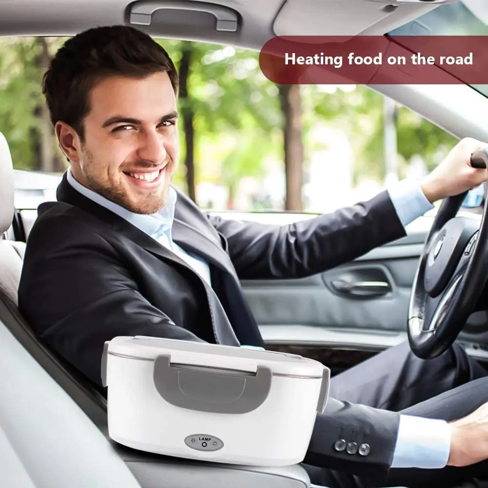 110v/12v Food Heating Electric food container for Home Car Food Container  Amazon hot sale electric lunch box