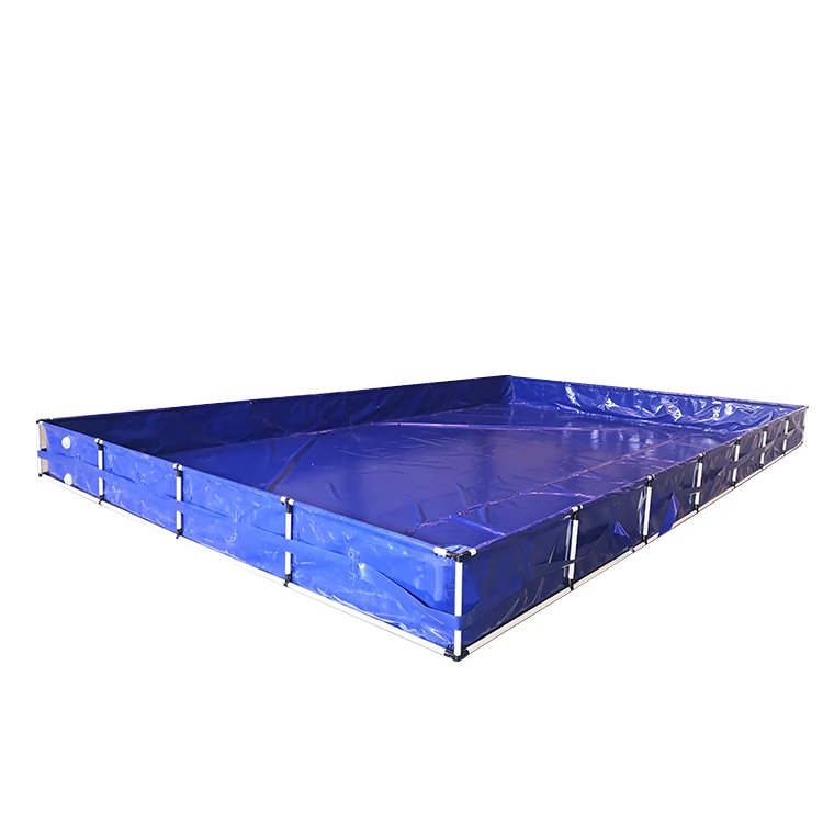 Высокое качество 1000 литр коммерческий большой продукции рыбоводства ПВХ брезент садок для рыбы продажи