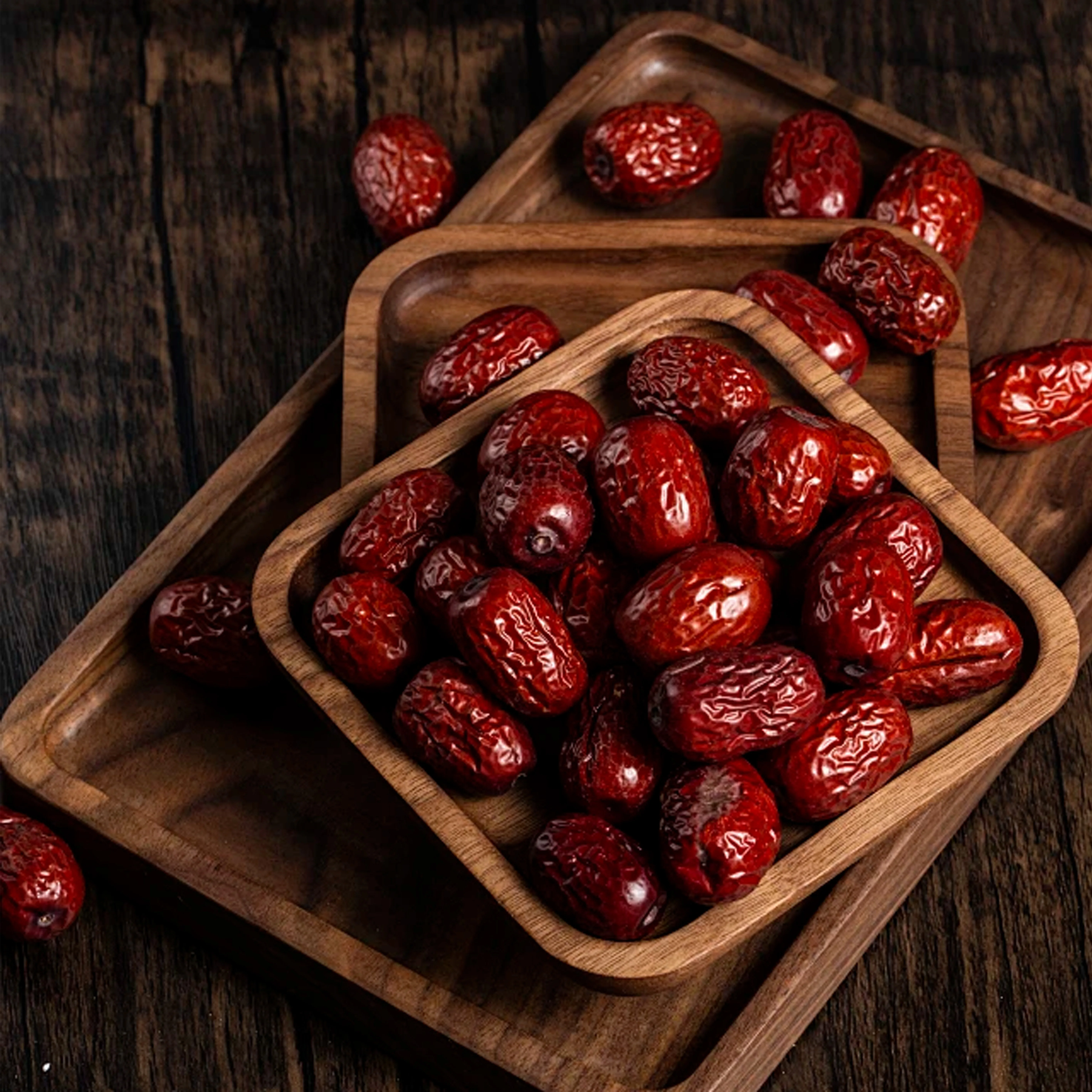 Dried Jujube Fruit Dry Red Dates Jujube Food Chinese Dried Red Dates Brown Dates