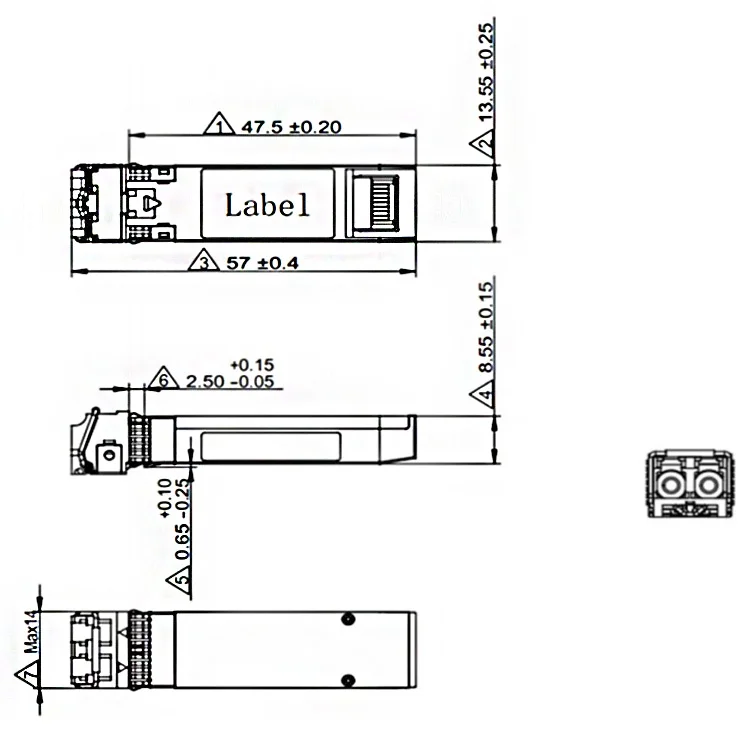 CISCO compatible 10G BASE-LR 1310nm SFP+ Transceiver Module SFP-10G-LR-S