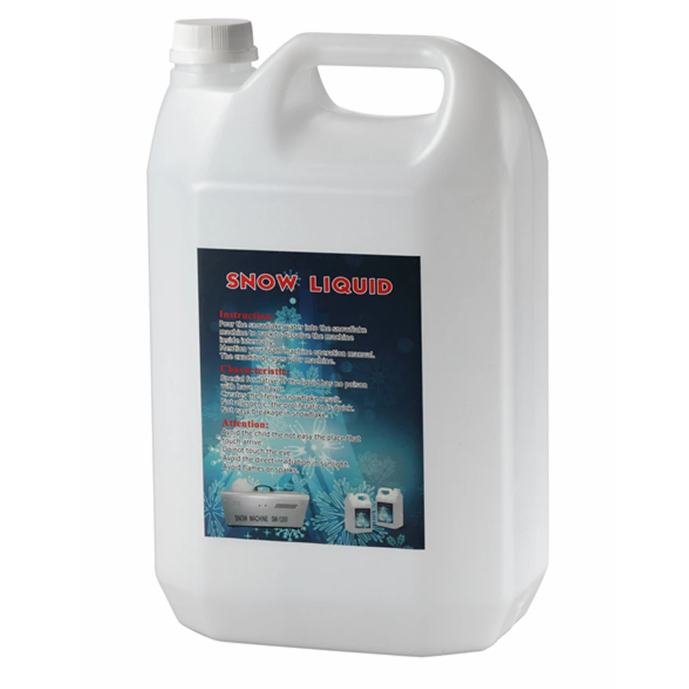 Factory High Quality 5L Snow Oil for Snow Machine Hot Sale Environmentally Snow Machine Liquid for Plays Club Party Stage