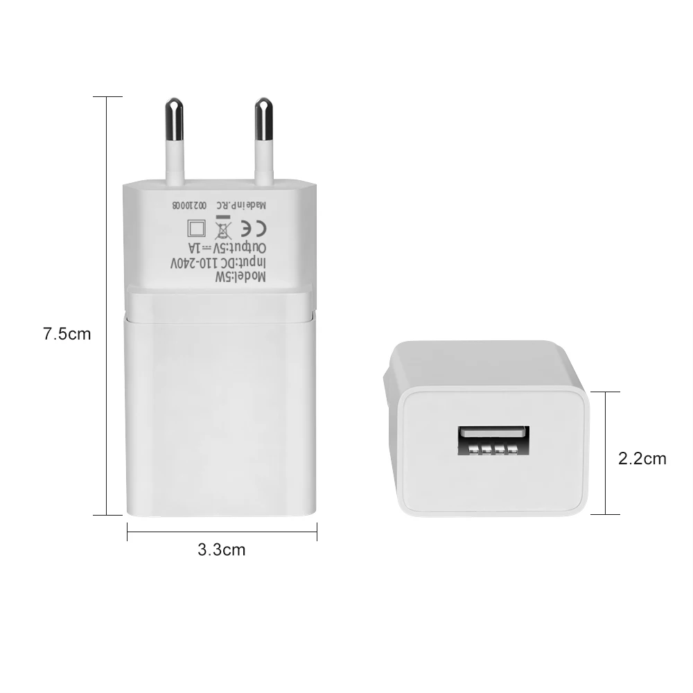 Factory price 5v1a usb adapter AC DC USB Wall Mount Power Adapter Charger travel charger fast cell charger