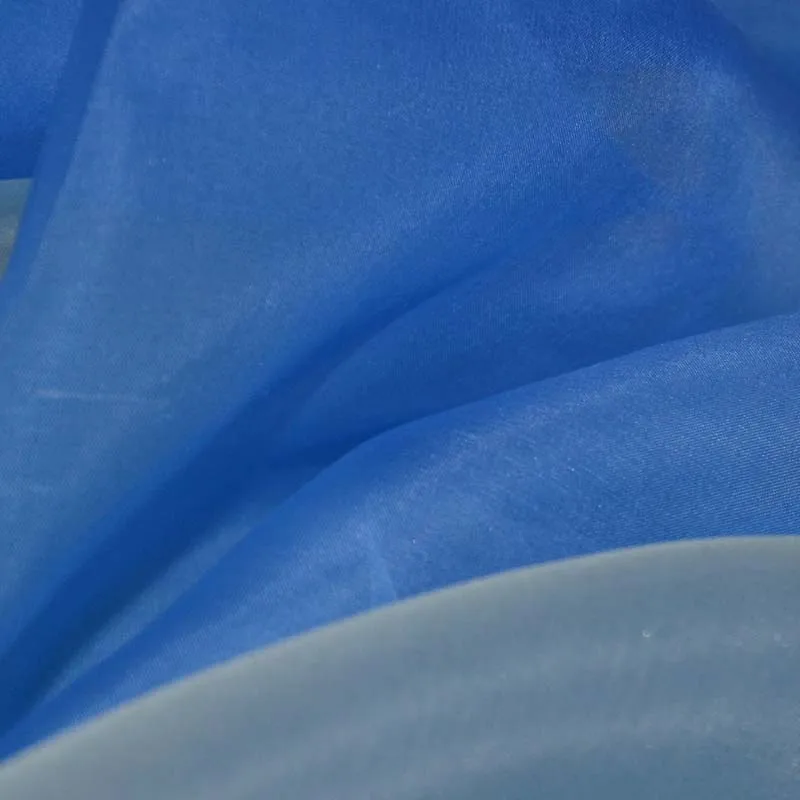 stiff pure 100%silk organza fabric silk gauze fabric for dress