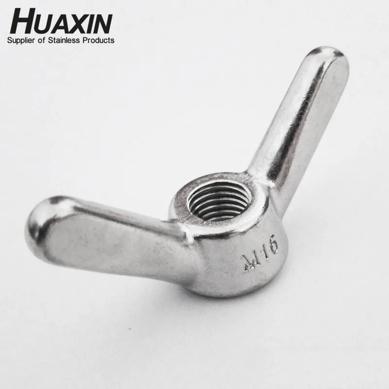 Stainless Steel 304 Casting Long Eared Wing Nuts Toggle M16 Butterfly Nuts For Mechanical Electronic Furniture Decoration
