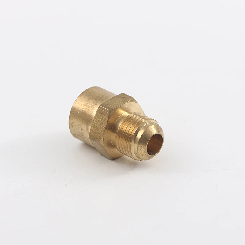 Flare hex Fittings thread copper pipe fittings Precision CNC Mechanical Part Casting pipe fitting at Factory Price