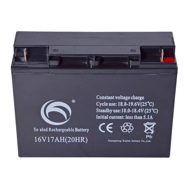 Hot Sale Custom 16V 17AH UPS solar system Prismatic Energy Storage Battery Maintenance-free Sealed AGM Lead Acid Gel Batteries