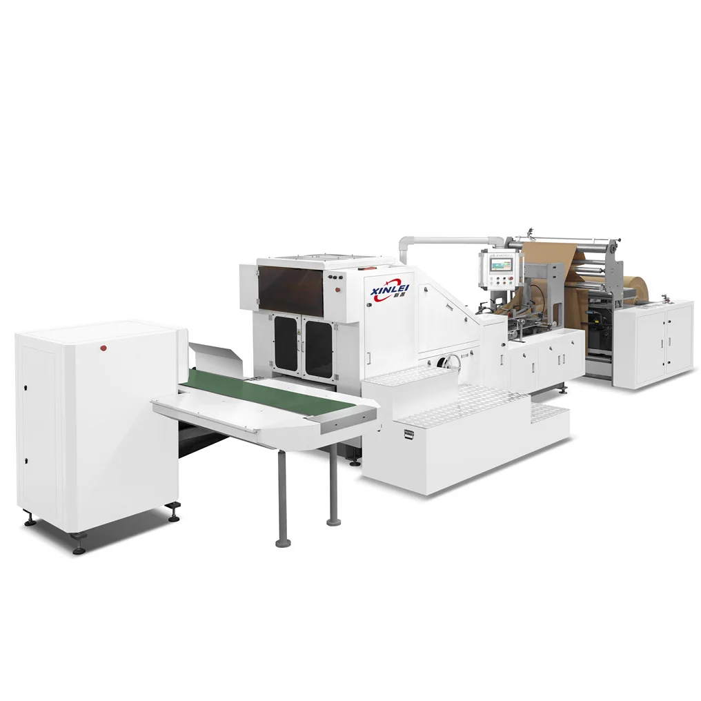 Semi-Automatic Square Bottom Paper Bag Machine For Making Paper Bag