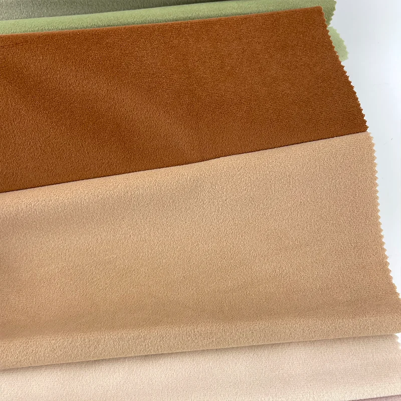 Matte polyester fabric roll 100 polyester veined red velvet upholstery fabric sofa fabric