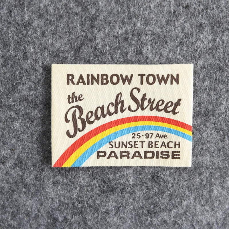 Good Design Garment Accessory Cotton Printed Clothing Label