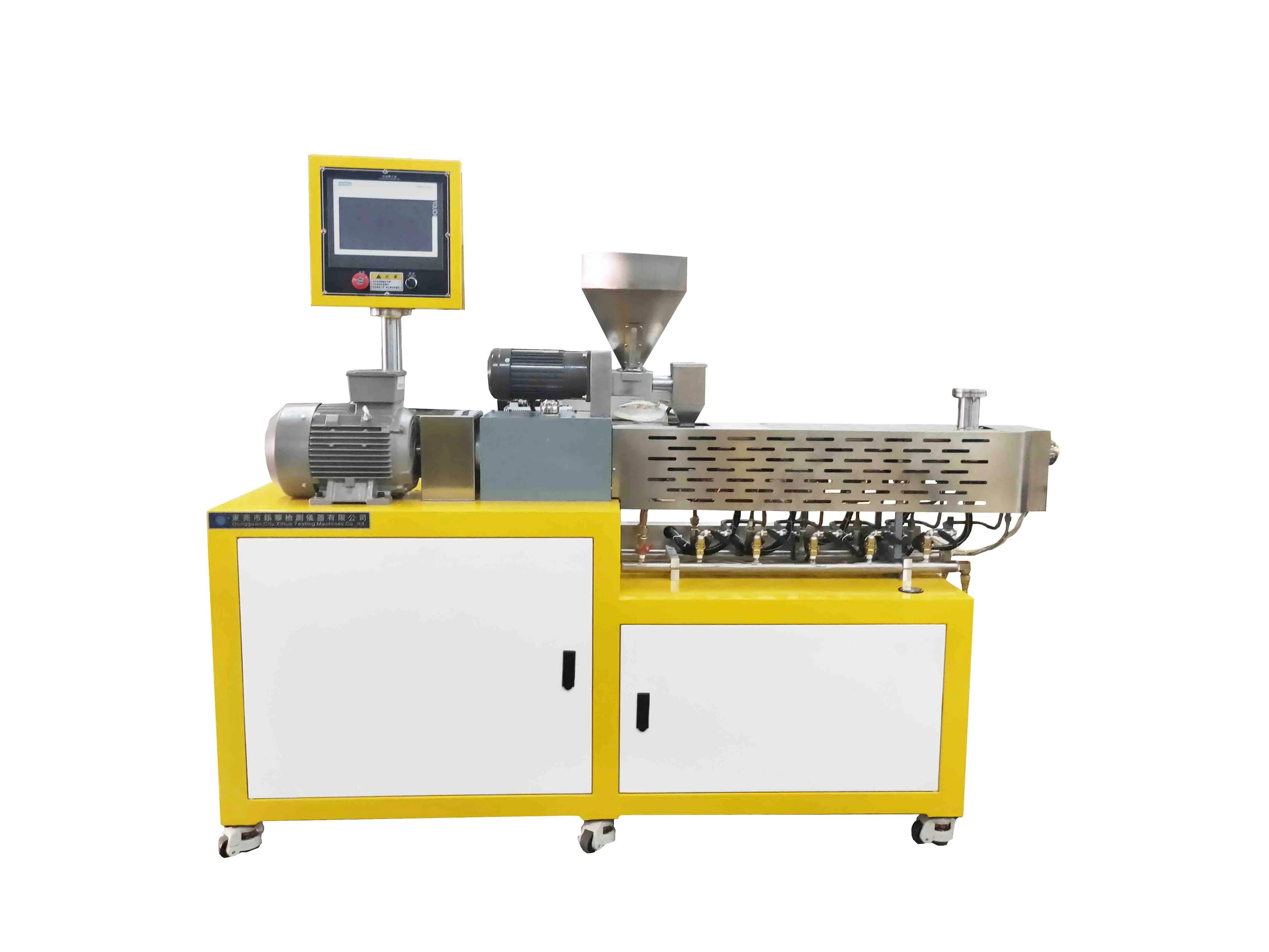 Lab Small Twin Screw Granulating Machine Twin Screw Extruder