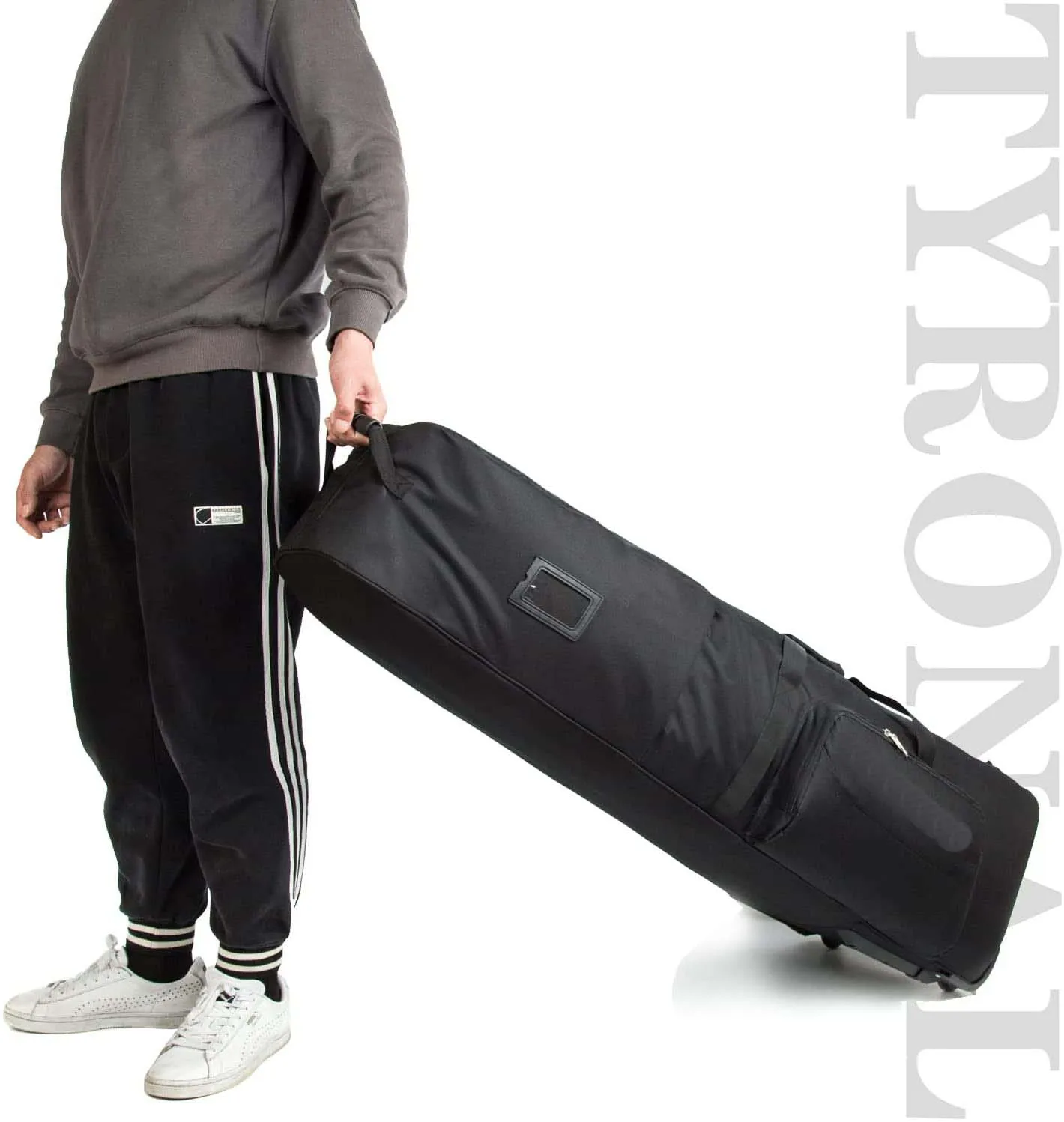 Heavy Duty Golf Bag Clue Tube Waterproof Golf Travel Cover Bag Cart Bag with Wheels for Traveling Golf Gear Transportation