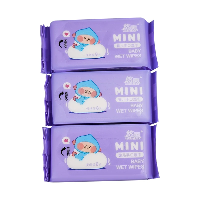 Mini Durable Using baby care organic baby wipes hand cleaning wipes