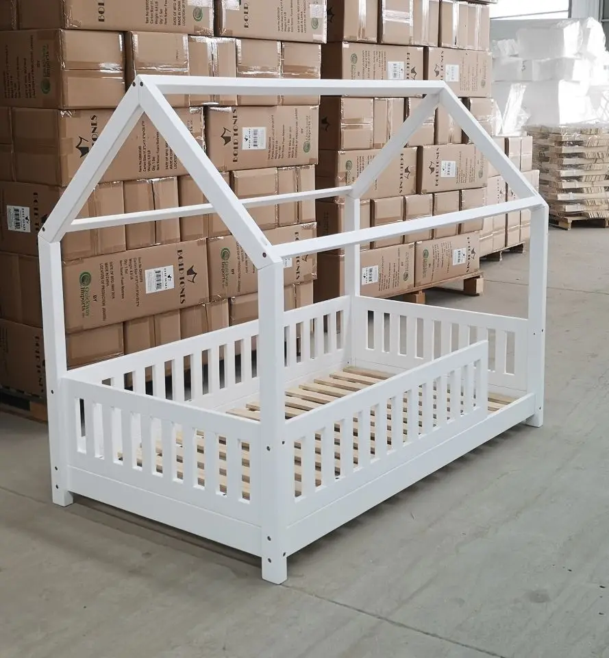 Simple design NO.1315 solid wood house bed tepee bed for kids