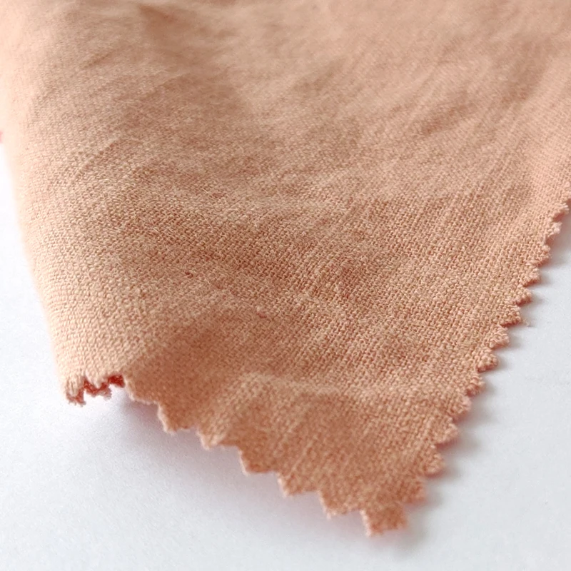 washed ramie cotton mixed fabric nettle cotton crepe bamboo knot pattern fabric 2E88S