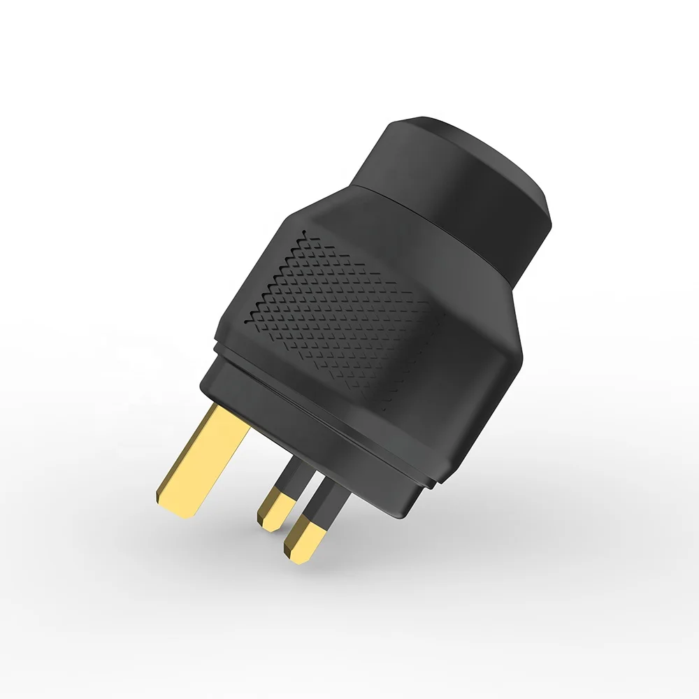 Viborg Pure Copper Gold Rhodium Silver Plated 13A Mains Power Plug UK Connectors UK Power Plugs