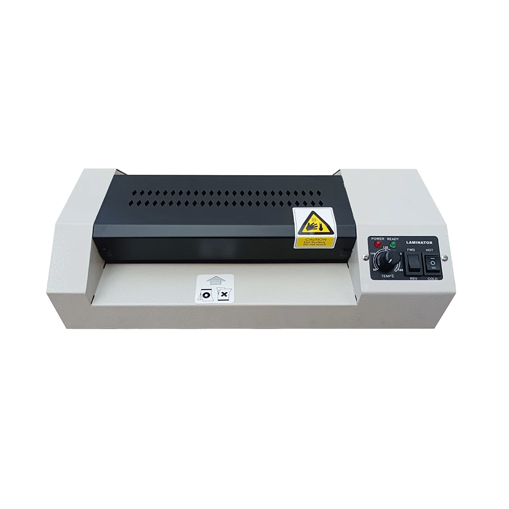 A4 Hot & Cold Desktop Pouch Metal Laminator Office School Home Use Lamination Machine Laminating Thickness 1MM