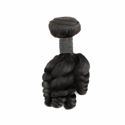 Bliss Emerald 3+1Movad0 Funmi Bouncy Hair 100% Brazilian Human Hair Bundles 3 Bundles with Closure