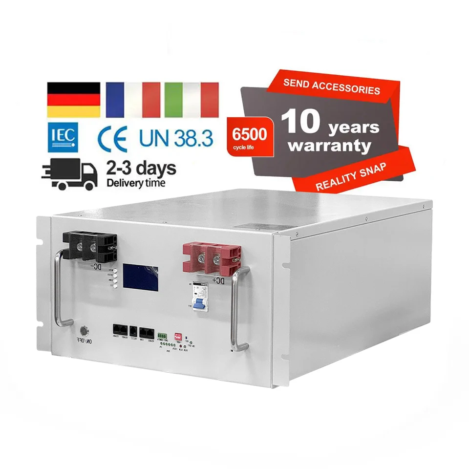 DAWNICE 48V 5Kw 6000 Deep Cycles Max 32 Parallel 16S 51.2V 100A BMS 48V 100Ah LiFePO4 Battery Pack