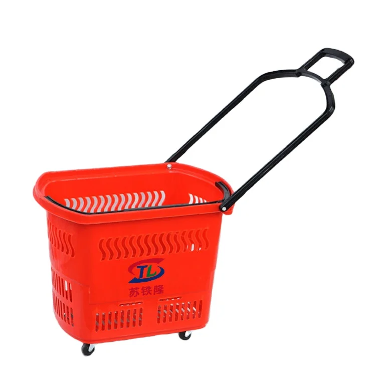 Фабричная рекламная Корзина для пикника в супермаркете складная корзина покупок пластиковые корзины с