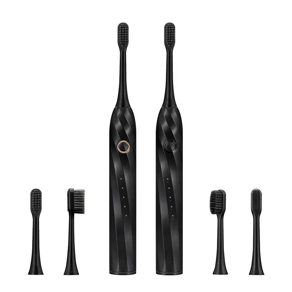 Replaceable Head USB Factory Manufacturers Auto Rechargeable Smart Ultrasonic Electric Sonic Power Toothbrush with Travel Case