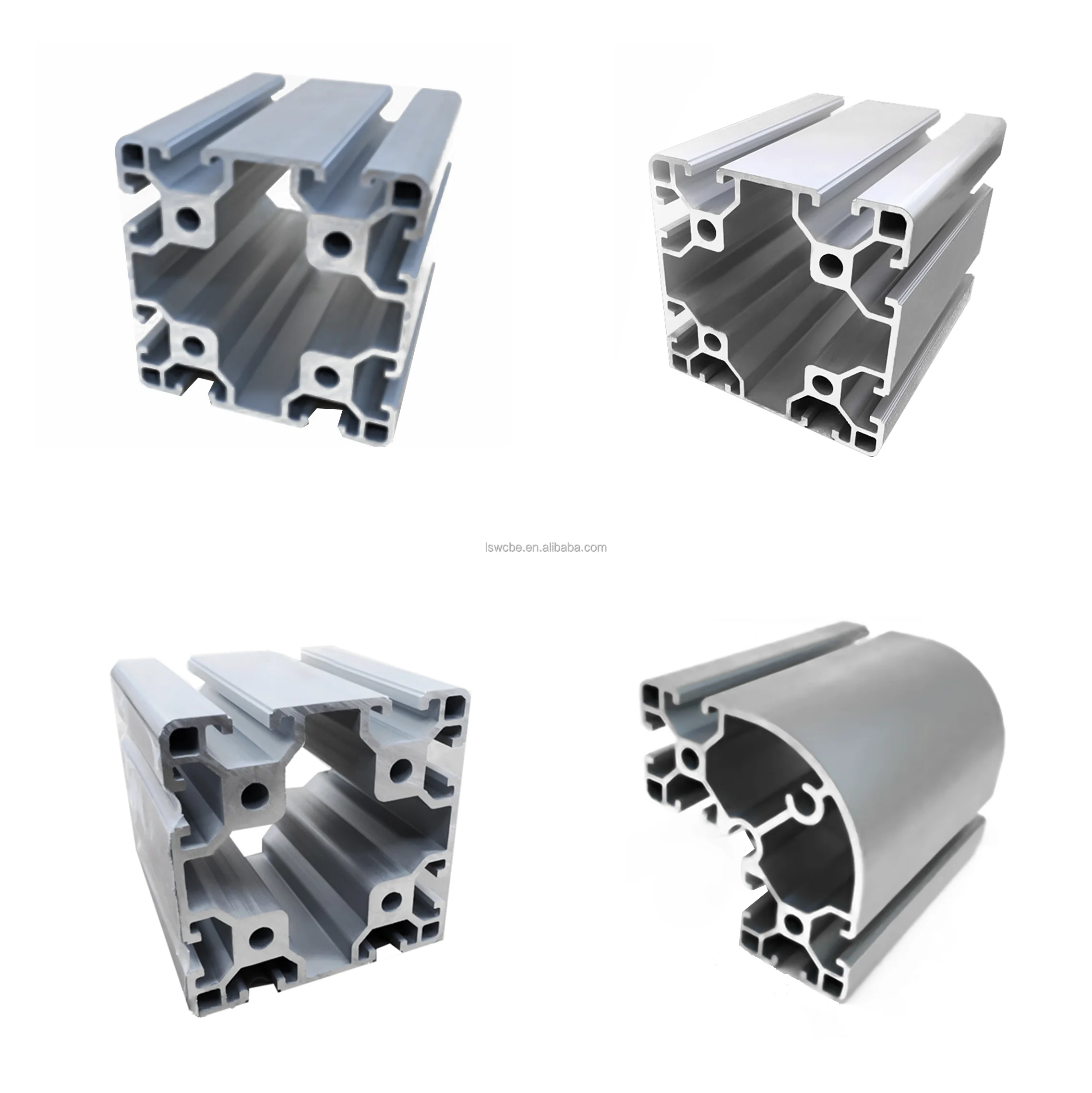 Aluminum profile 8080 European standard industrial aluminum alloy profile industrial fence equipment frame